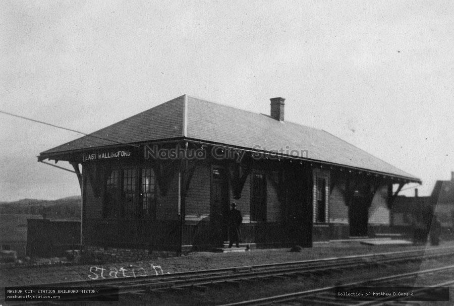 Postcard: Railroad Station, East Wallingford, Vermont